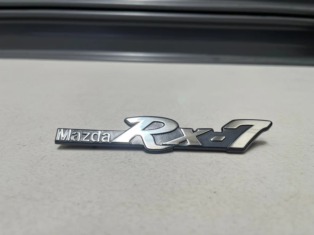 Fender Emblem ’ Mazda RX-7’ to suit Mazda RX-7 SA22C 1979-1983 8871-51-721 Emblems Badges and Decals