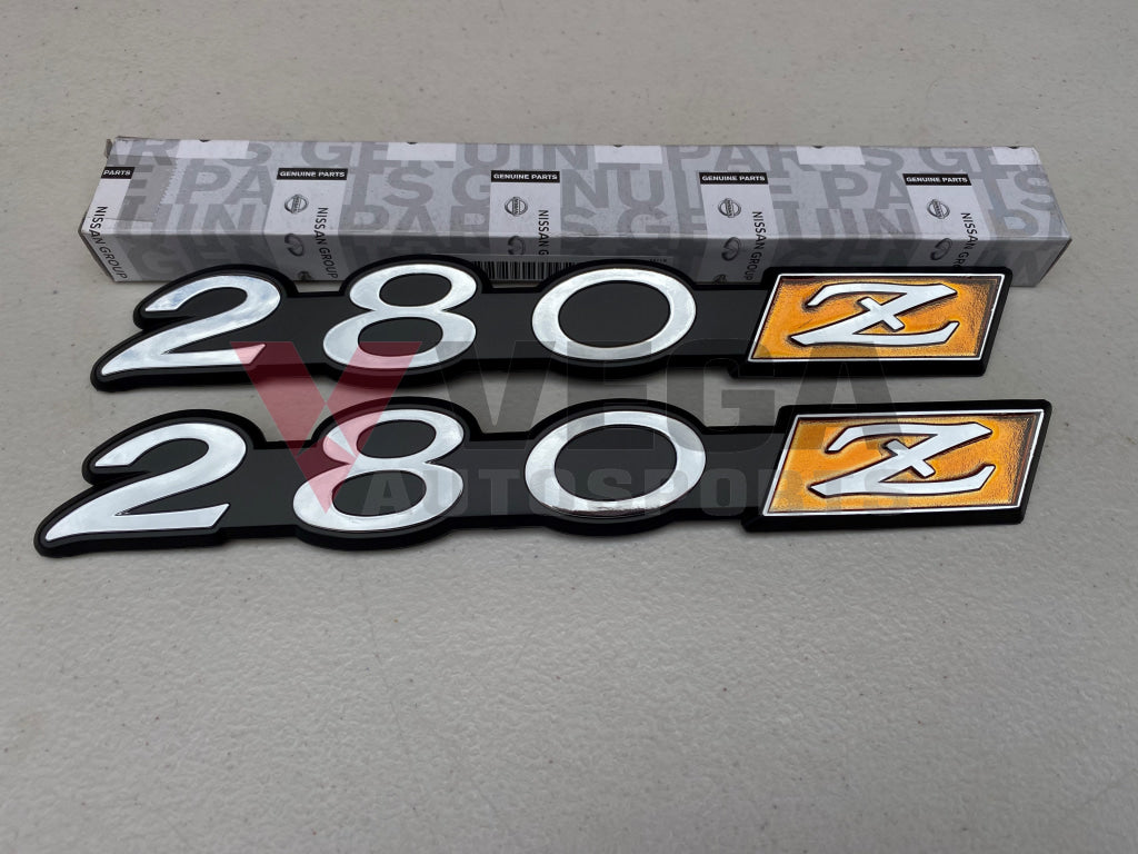 Fender Side Emblem Badge (Pair) to suit DATSUN 280Z  75-78 (Fits NISSAN S30 Fairlady) - Vega Autosports