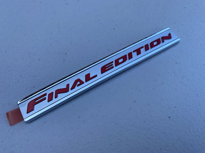 "Final Edition" Emblem to suit Mitsubishi Lancer Evolution 10 - Vega Autosports