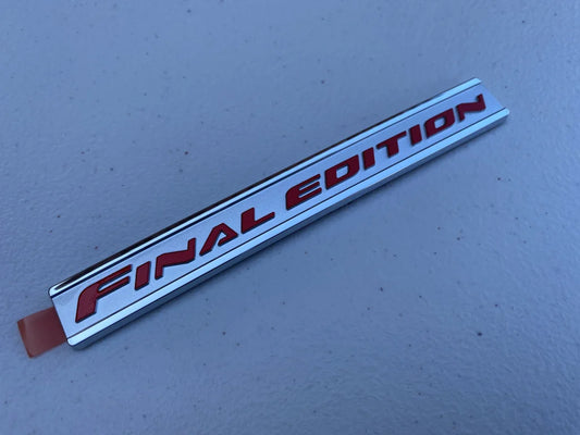 "Final Edition" Emblem to suit Mitsubishi Lancer Evolution 10 - Vega Autosports