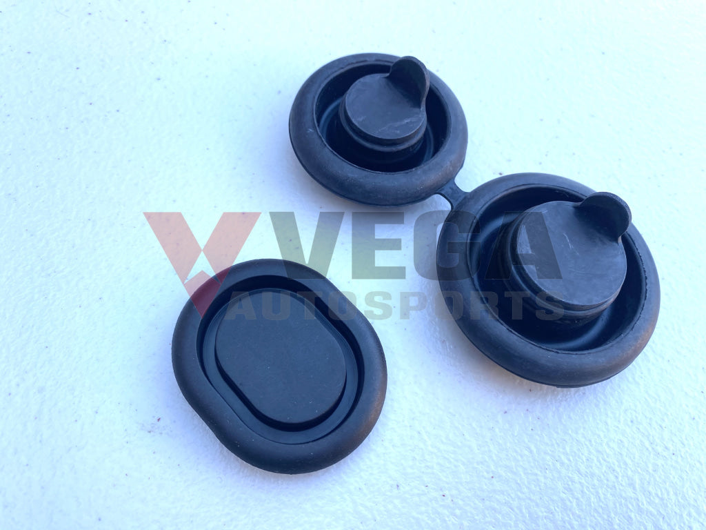 Firewall A/C Heater Core Delete Rubbers (3-piece) to suit Nissan Skyline R32 GTR N1, GTS-t, GTS, GTS4 - Vega Autosports