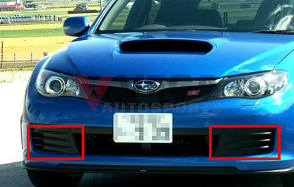 Fog Light Cover Set (RHS & LHS) to suit Subaru Impreza WRX / STI 2008-2010 57731FG130 / 57731FG140 Exterior