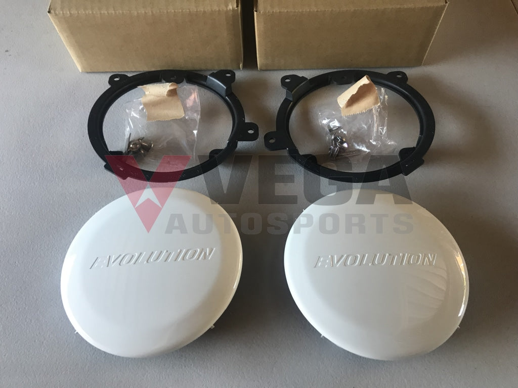 Fog Light Covers (Pair) to suit Mitsubishi Lancer Evo 5 RS - Vega Autosports