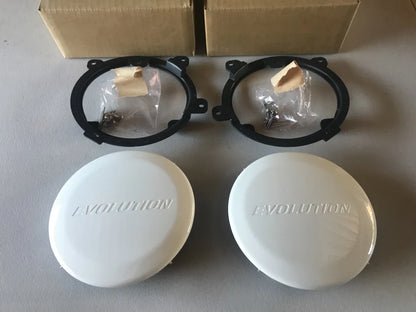Fog Light Covers (Pair) to suit Mitsubishi Lancer Evo 5 RS - Vega Autosports