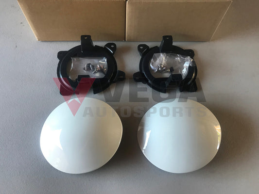 Fog Light Covers (Pair) to suit Mitsubishi Lancer Evo 6 GSR / RS - Vega Autosports
