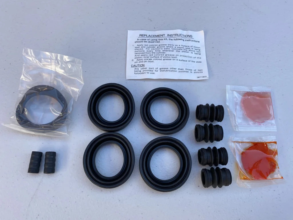 Front Brake Caliper Seal Kit to Suit Subaru 2005-2020 Outback / Legacy, Tribeca, WRX, Forester, Legacy - Vega Autosports