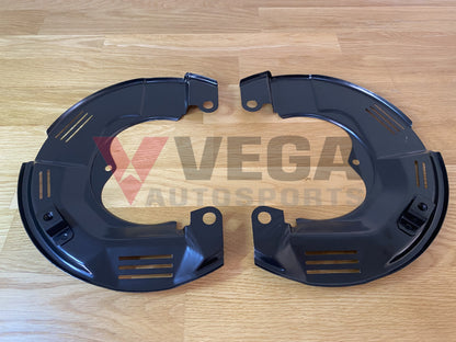 Front Brake Dust Shield Set to suit Mitsubishi Lancer Evolution 5 / 6 / 6.5 CP9A - Vega Autosports