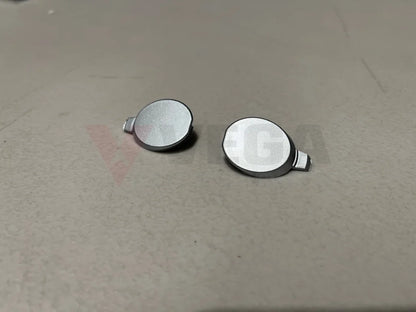 Front Bumper Caps Set Rhs & Lhs - Apex Silver To Suit Mitsubishi Lancer Evo 9 Ct9A 6400A392Ha /