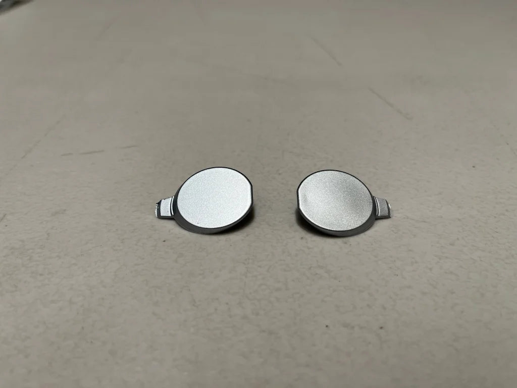 Front Bumper Caps Set Rhs & Lhs - Apex Silver To Suit Mitsubishi Lancer Evo 9 Ct9A 6400A392Ha /