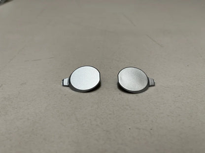 Front Bumper Caps Set Rhs & Lhs - Apex Silver To Suit Mitsubishi Lancer Evo 9 Ct9A 6400A392Ha /
