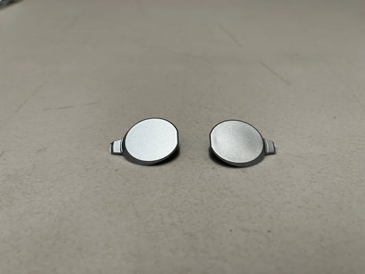 Front Bumper Caps Set Rhs & Lhs - Apex Silver To Suit Mitsubishi Lancer Evo 9 Ct9A 6400A392Ha /