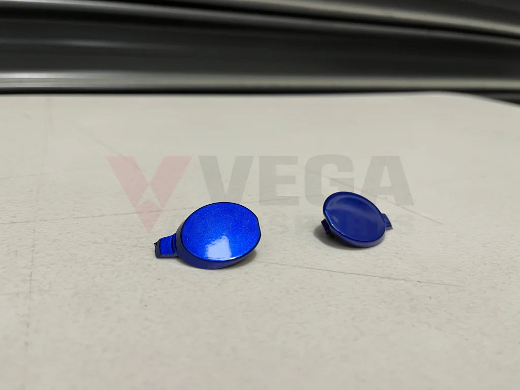 Front Bumper Caps Set Rhs & Lhs - Electric Blue To Suit Mitsubishi Lancer Evo 9 Ct9A 6400A392Ba /