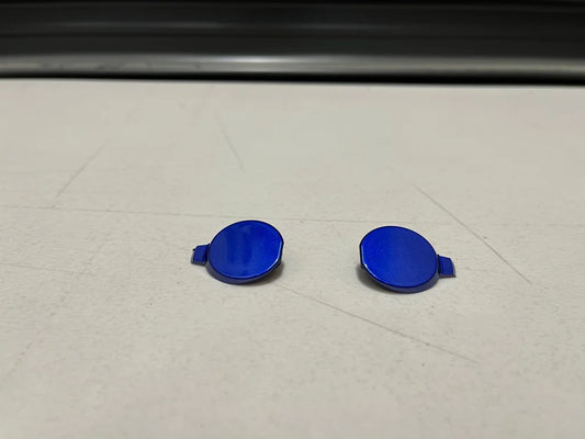 Front Bumper Caps Set Rhs & Lhs - Electric Blue To Suit Mitsubishi Lancer Evo 9 Ct9A 6400A392Ba /