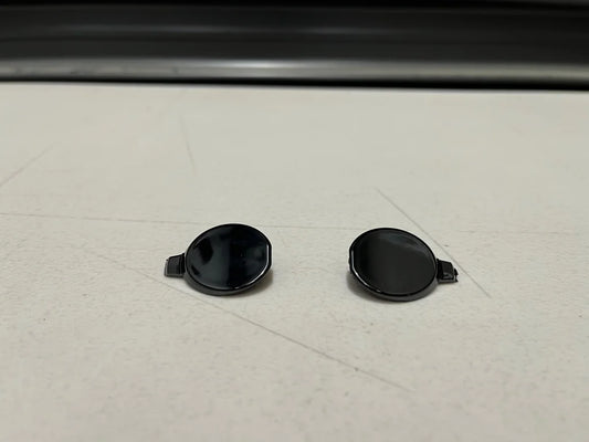 Front Bumper Caps Set Rhs & Lhs - Tarmac Black To Suit Mitsubishi Lancer Evo 9 Ct9A 6400A391Xa /