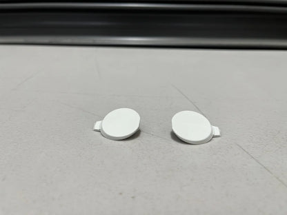 Front Bumper Caps Set Rhs & Lhs - White To Suit Mitsubishi Lancer Evo 9 Ct9A 6400A391Wa / 6400A392Wa