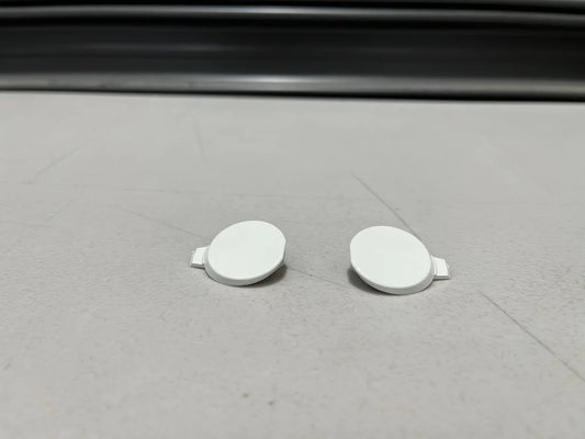 Front Bumper Caps Set Rhs & Lhs - White To Suit Mitsubishi Lancer Evo 9 Ct9A 6400A391Wa / 6400A392Wa