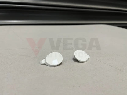 Front Bumper Caps Set Rhs & Lhs - White To Suit Mitsubishi Lancer Evo 9 Ct9A 6400A391Wa / 6400A392Wa