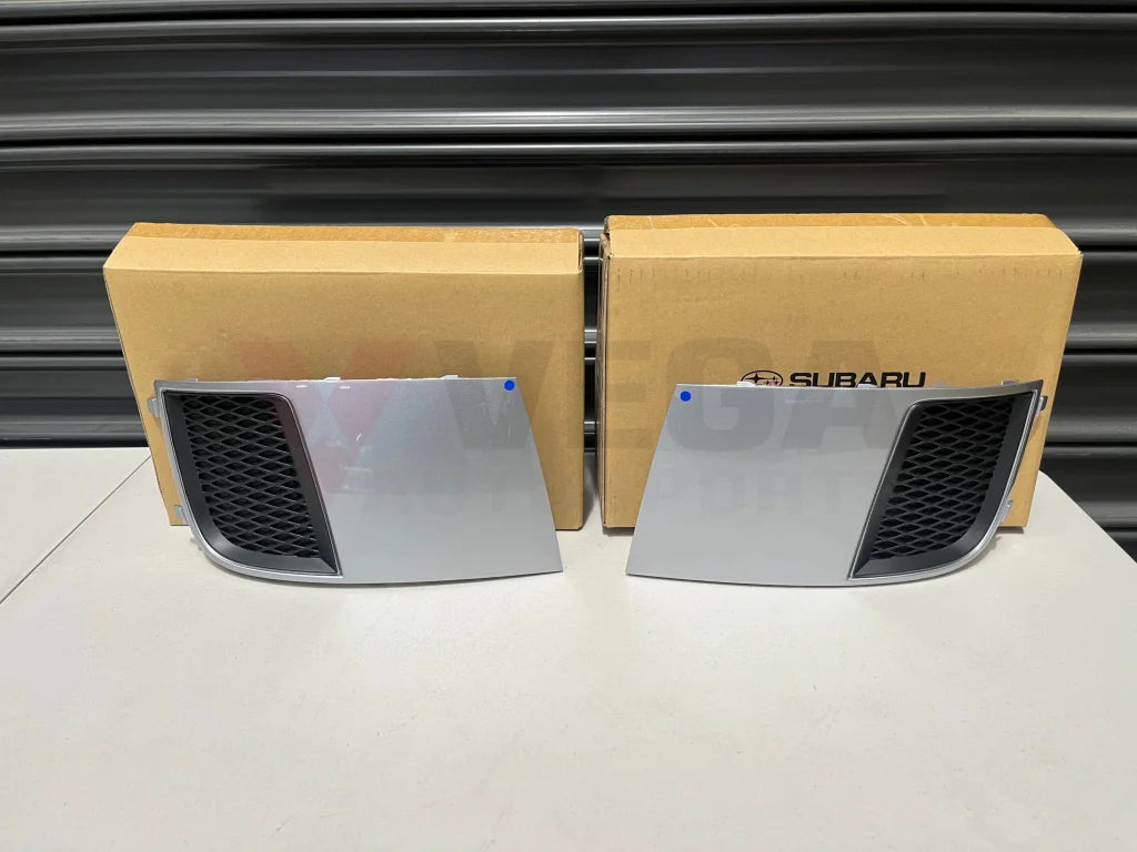 Front Bumper Fog Light Bezel (Ice Silver Metallic G1U) To Suit Subaru Wrx/Sti 11-14 Gr Gv