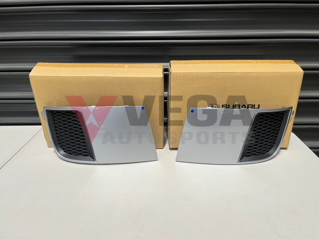 Front Bumper Fog Light Bezel (Ice Silver Metallic G1U) To Suit Subaru Wrx/Sti 11-14 Gr Gv