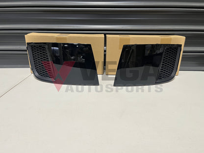 Front Bumper Fog Light Covers (Pearl Black 32J) To Suit Subaru Wrx/Sti 11-14 Gr Gv 57731Fg310Vw /