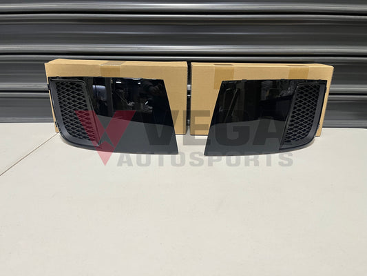 Front Bumper Fog Light Covers (Pearl Black 32J) To Suit Subaru Wrx/Sti 11-14 Gr Gv 57731Fg310Vw /