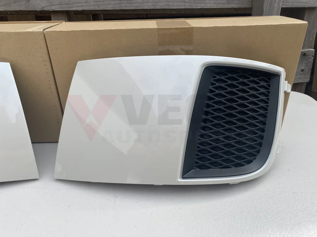 Front Bumper Fog Light Covers To Suit Subaru Wrx/sti 11-14 Gr Gv Exterior