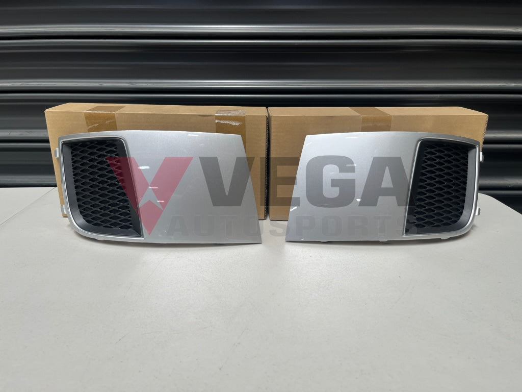 Front Bumper Fog Light Covers (Spark Silver Metallic C3S ) To Suit Subaru Wrx/Sti 11-14 Gr Gv