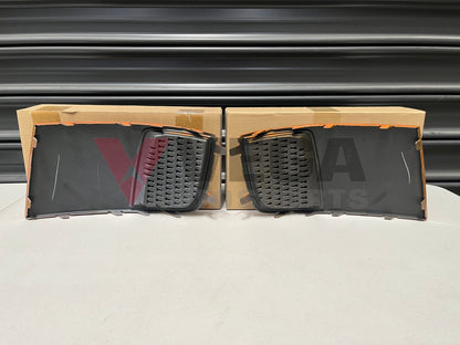 Front Bumper Fog Light Covers (Tangerine Orange Pearl G2U) To Suit Subaru Wrx/Sti Ts Type Ra 11-14