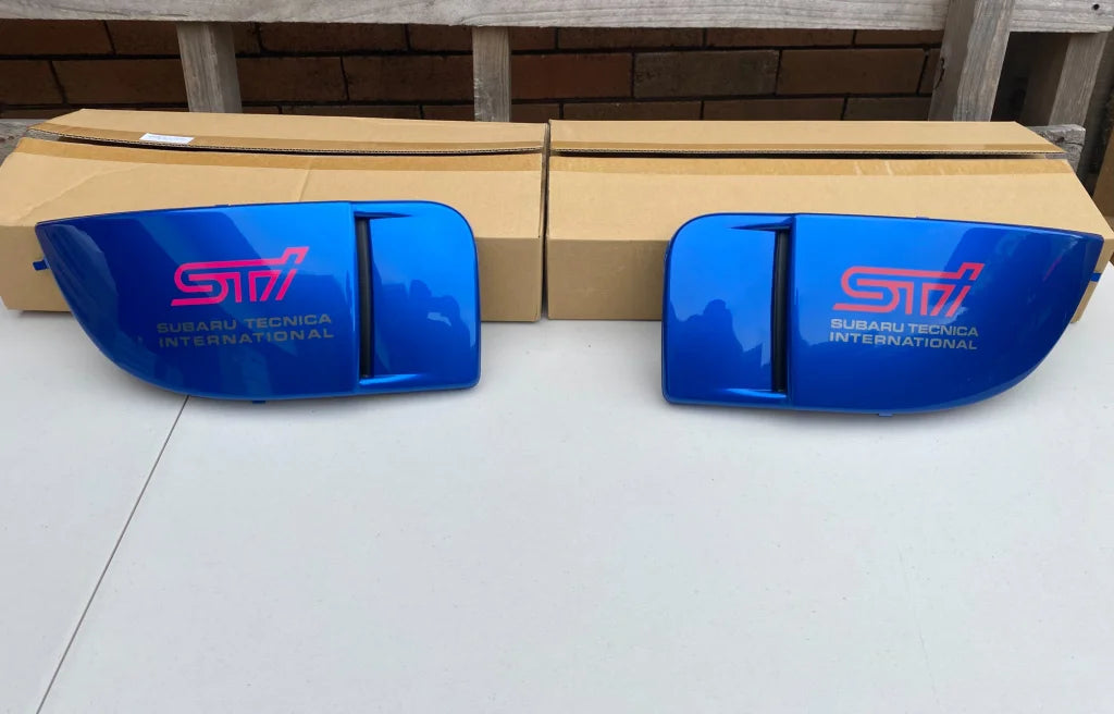 Front Bumper Fog Light Covers to suit Subaru WRX/STI MY03-05 - Vega Autosports