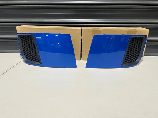 Front Bumper Fog Light Covers (Wr Mica Blue 02C) To Suit Subaru Wrx/Sti 11-14 Gr Gv 57731Fg310Pg /