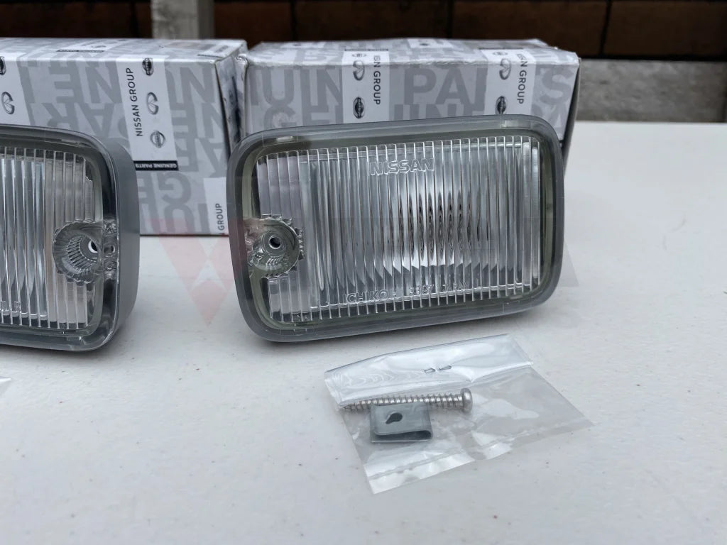 Front Bumper Lamp Clear Set (Rhs & Lhs) To Suit Nissan 180Sx Type X Electrical