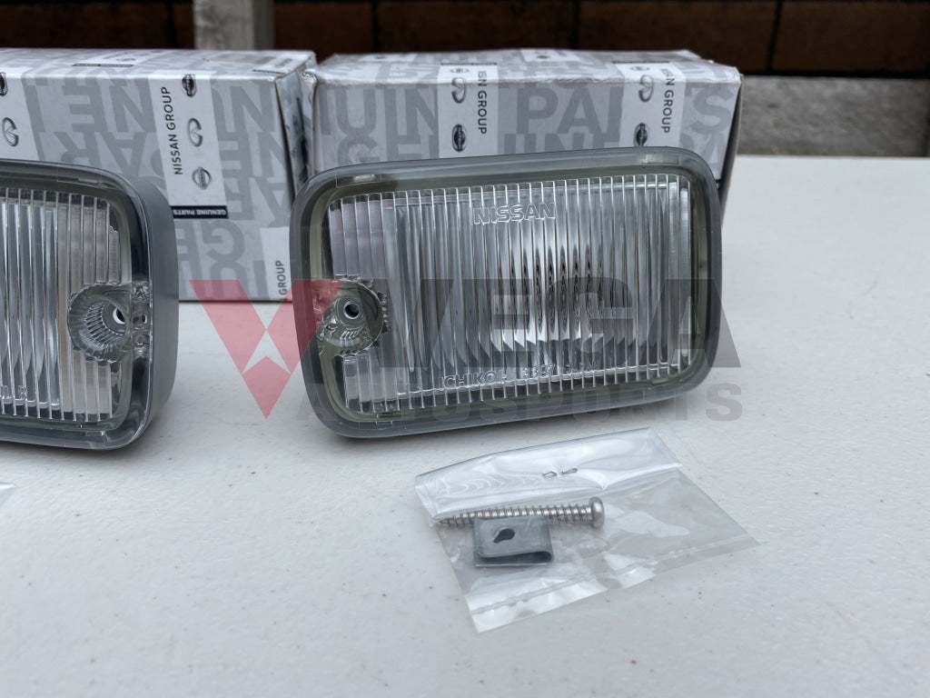 Front Bumper Lamp Clear Set (Rhs & Lhs) To Suit Nissan 180Sx Type X Electrical