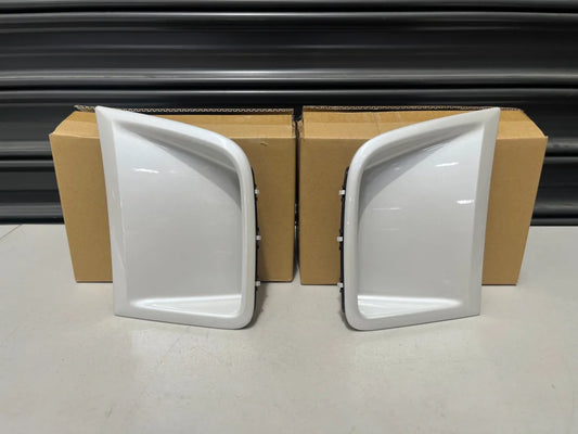 Front Bumper Side Covers (Satin White Pearl 37J) To Suit Subaru Wrx/Sti 08-14 Gr Gv 57731Fg160Wu /