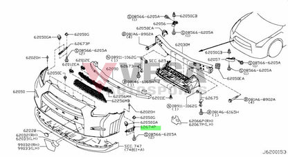 Front Bumper Upper Support Bracket Set (Rhs & Lhs) To Suit Nissan R35 Gtr Nismo 2012-2023