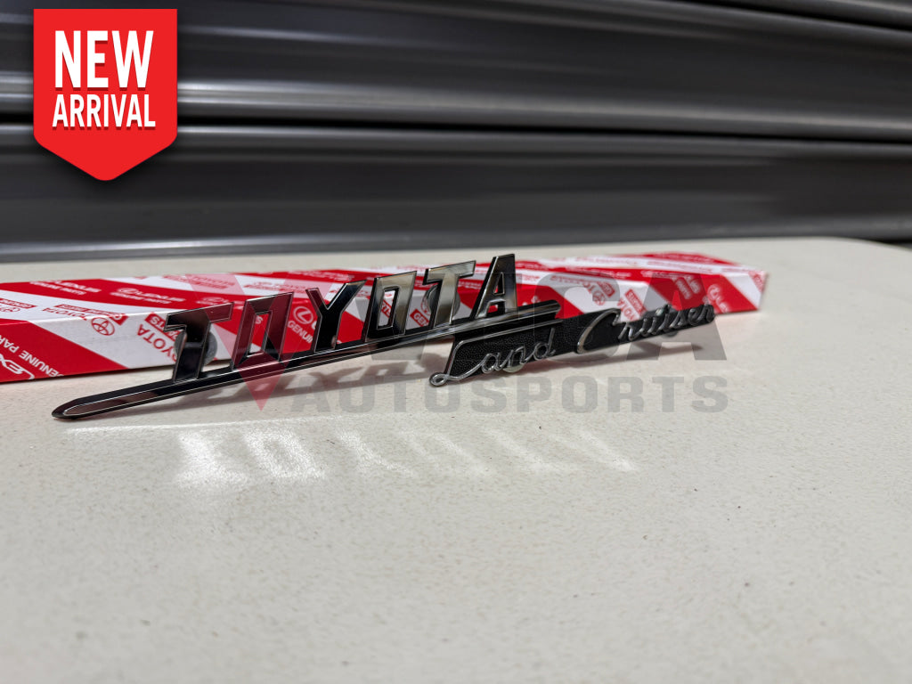 Front Fender Emblem Badge to suit Toyota Landcruiser 40 Series 1969-74 75305-60011 Emblems Badges and Decals