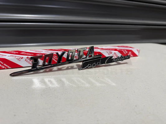 Front Fender Emblem Badge to suit Toyota Landcruiser 40 Series 1969-74 75305-60011 Emblems Badges and Decals