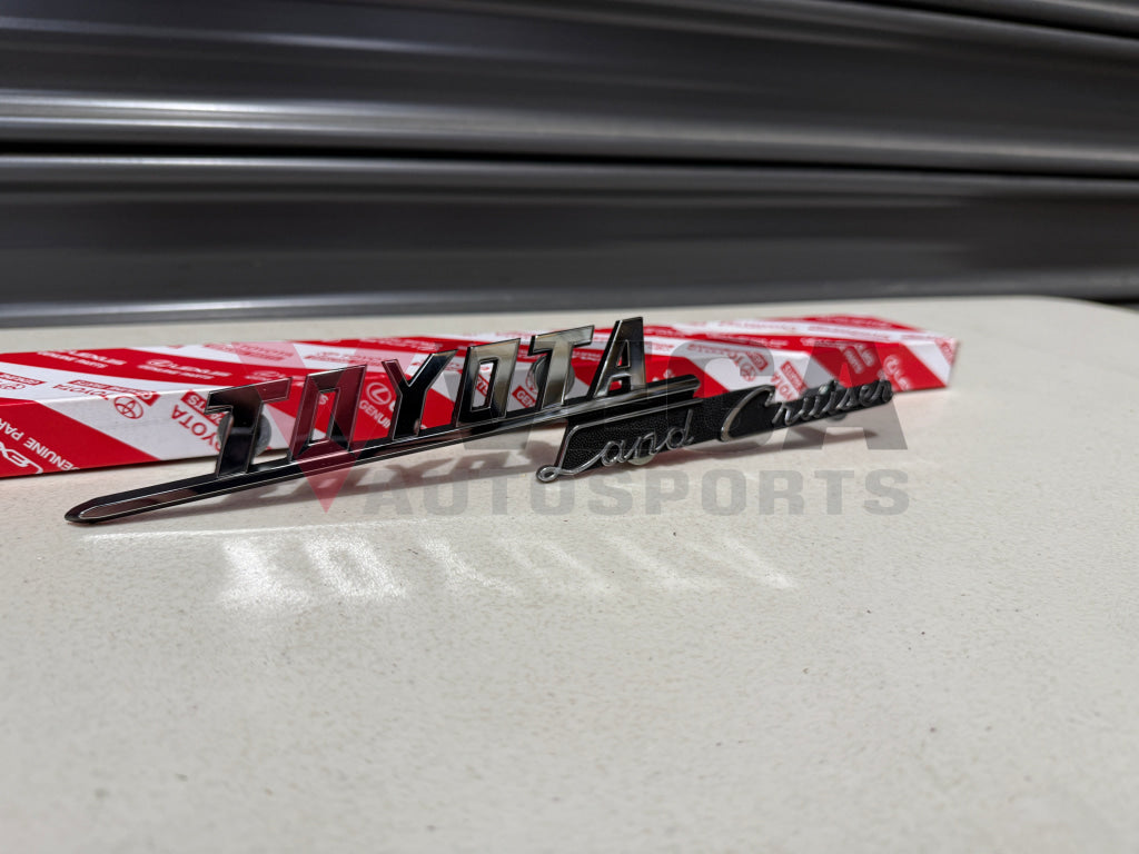 Front Fender Emblem Badge to suit Toyota Landcruiser 40 Series 1969-74 75305-60011 Emblems Badges and Decals