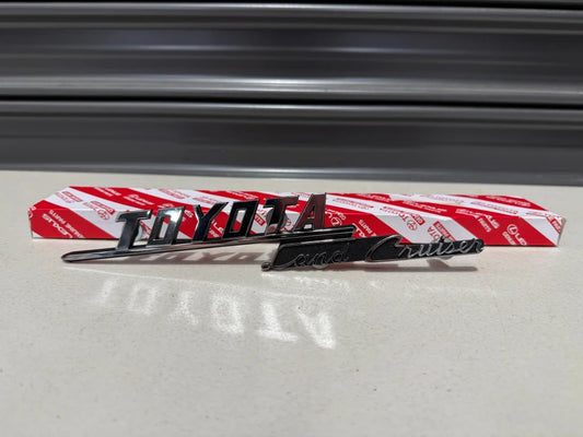 Front Fender Emblem Badge to suit Toyota Landcruiser 40 Series 1969-74 75305-60011 Emblems Badges and Decals