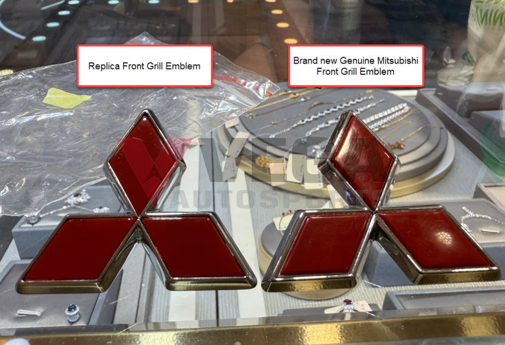 Front Grill Emblem to suit Mitsubishi Lancer Evolution 4-6 TME *EOI* MR108637 Emblems Badges and Decals