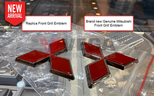 Front Grill Emblem to suit Mitsubishi Lancer Evolution 4-6 TME *EOI* MR108637 Emblems Badges and Decals