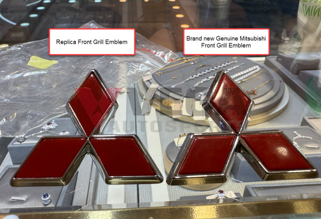 Front Grill Emblem to suit Mitsubishi Lancer Evolution 4-6 TME *EOI* MR108637 Emblems Badges and Decals
