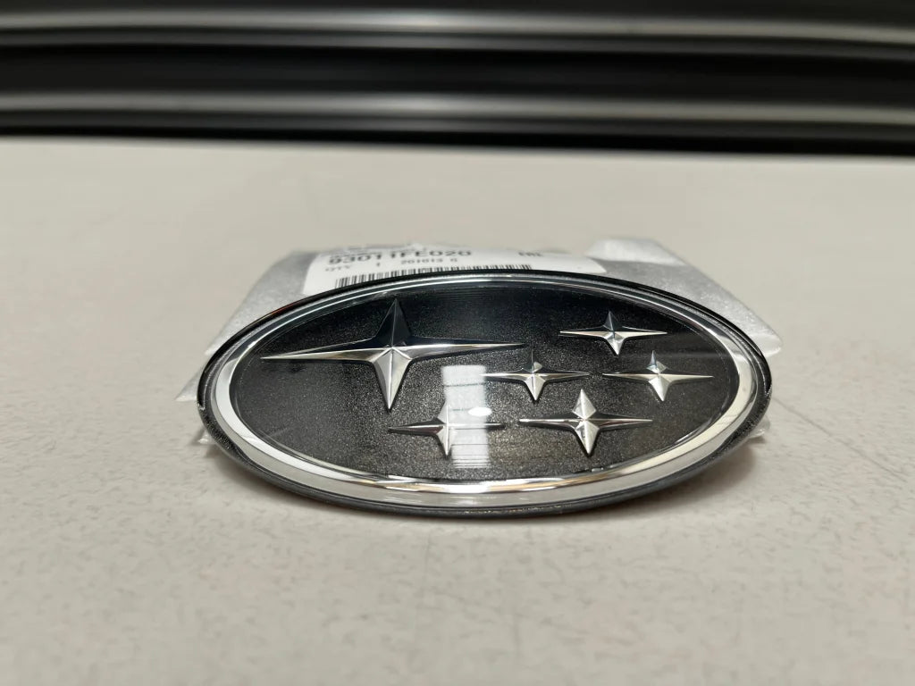 Front Grille Emblem (Black) To Suit Subaru Wrx Gg Gd Outback Rs 2002 Emblems Badges And Decals
