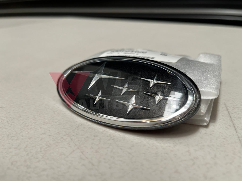 Front Grille Emblem (Black) To Suit Subaru Wrx Gg Gd Outback Rs 2002 Emblems Badges And Decals