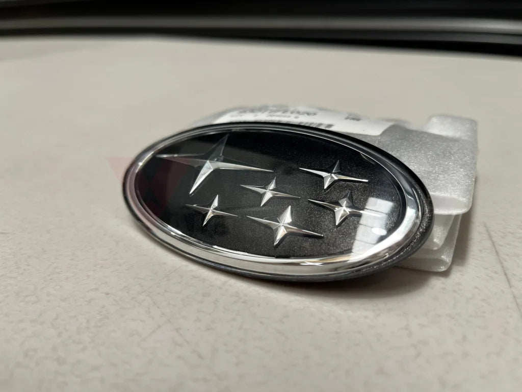 Front Grille Emblem (Black) To Suit Subaru Wrx Gg Gd Outback Rs 2002 Emblems Badges And Decals