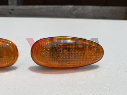 Front Guard Amber Indicator to suit Mitsubishi Lancer Evolution 5, 6, 6.5, 7, 8, 9 CP9A CT9A - Vega Autosports
