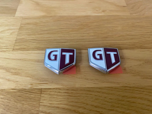 Front Guard / Fender Gt Emblem Set To Suit Nissan Skyline R34 Gt-T Models Emblems Badges And Decals