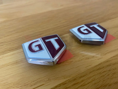 Front Guard / Fender Gt Emblem Set To Suit Nissan Skyline R34 Gt-T Models Emblems Badges And Decals