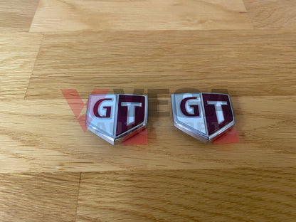 Front Guard / Fender Gt Emblem Set To Suit Nissan Skyline R34 Gt-T Models Emblems Badges And Decals