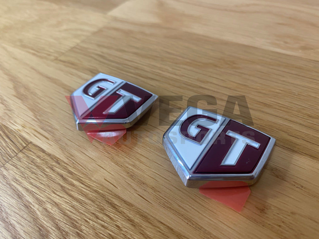 Front Guard / Fender Gt Emblem Set To Suit Nissan Skyline R34 Gt-T Models Emblems Badges And Decals