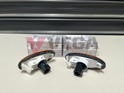 Front Guard Indicator Set (2-Piece) To Suit Nissan Silvia S14 Exterior